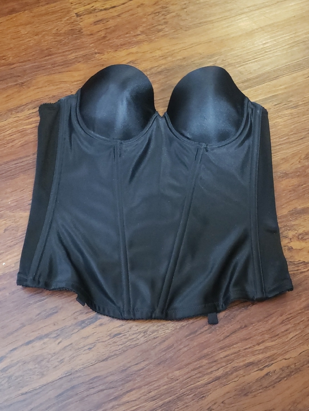 Wacoal Black Underbust Corset Bra B75 Smooth Support Feminine Romantic Fairy